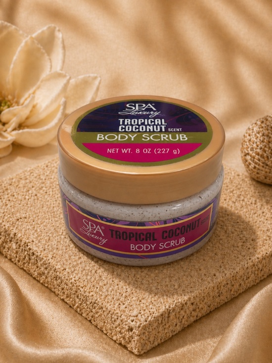 Spa Luxury Other - Tropical Coconut Body Scrub 8 Oz